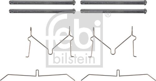 Febi Bilstein 182375 - Комплектуючі, колодки дискового гальма avtolavka.club