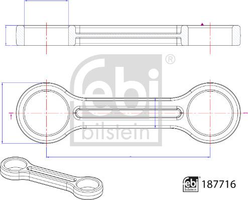 Febi Bilstein 187716 - Тяга / стійка, стабілізатор avtolavka.club