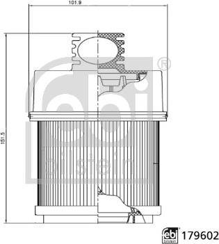 Febi Bilstein 179602 - Фільтр для охолоджуючої рідини avtolavka.club