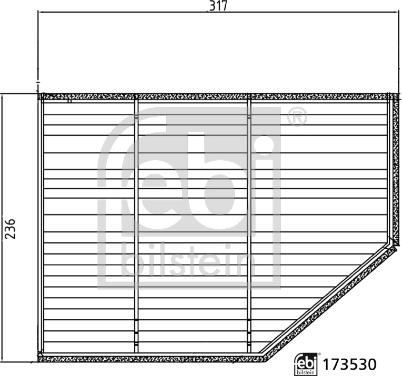 Febi Bilstein 173530 - Фільтр, повітря у внутрішній простір avtolavka.club