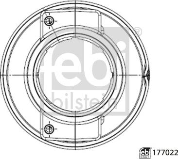 Febi Bilstein 177022 - Вичавний підшипник avtolavka.club