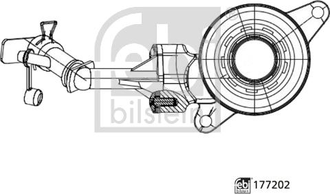 Febi Bilstein 177202 - Центральний вимикач, система зчеплення avtolavka.club