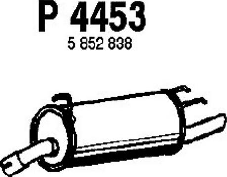 Fenno P4453 - Глушник вихлопних газів кінцевий avtolavka.club