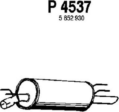 Fenno P4537 - Глушник вихлопних газів кінцевий avtolavka.club