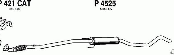 Fenno P4525 - Середній глушник вихлопних газів avtolavka.club