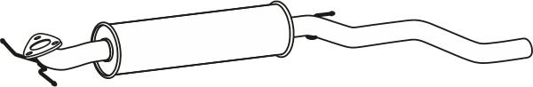 Fenno P43173 - Середній глушник вихлопних газів avtolavka.club