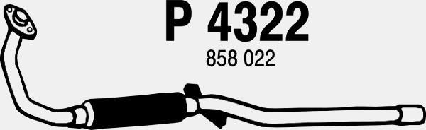 Fenno P4322 - Труба вихлопного газу avtolavka.club