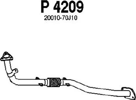 Fenno P4209 - Труба вихлопного газу avtolavka.club