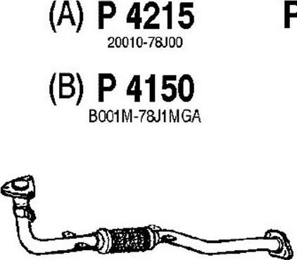 Fenno P4215 - Труба вихлопного газу avtolavka.club