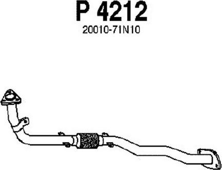 Fenno P4212 - Труба вихлопного газу avtolavka.club