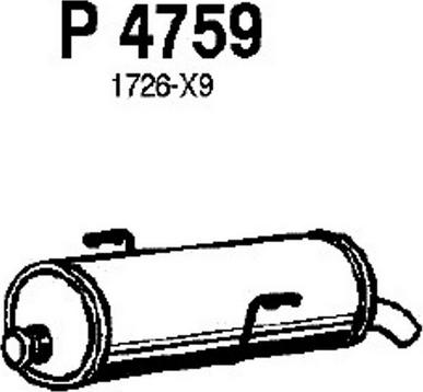 Fenno P4759 - Глушник вихлопних газів кінцевий avtolavka.club