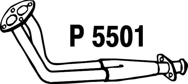 Fenno P5501 - Труба вихлопного газу avtolavka.club