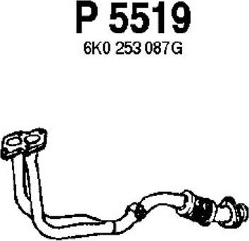 Fenno P5519 - Труба вихлопного газу avtolavka.club