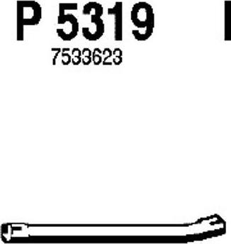 Fenno P5319 - Труба вихлопного газу avtolavka.club