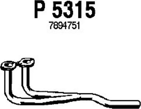 Fenno P5315 - Труба вихлопного газу avtolavka.club