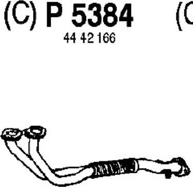 Fenno P5384 - Труба вихлопного газу avtolavka.club