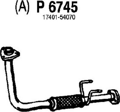 Fenno P6745 - Труба вихлопного газу avtolavka.club