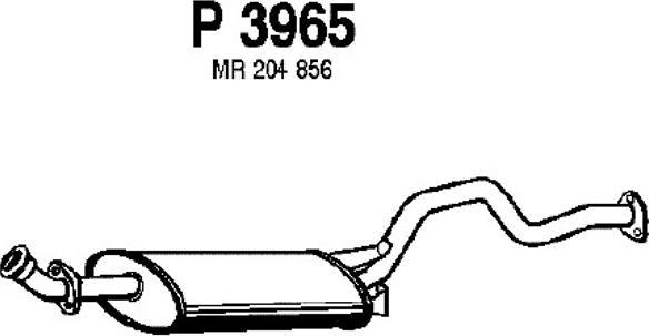 Fenno P3965 - Глушник вихлопних газів кінцевий avtolavka.club