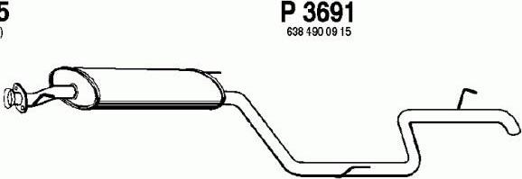 Fenno P3691 - Глушник вихлопних газів кінцевий avtolavka.club