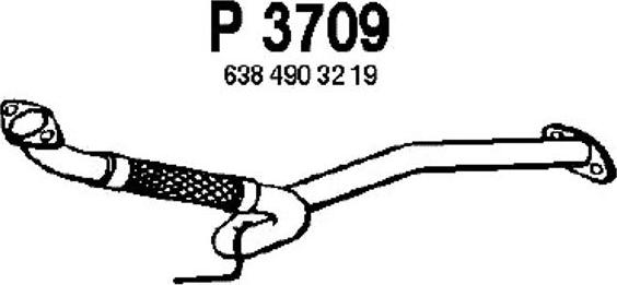Fenno P3709 - Труба вихлопного газу avtolavka.club