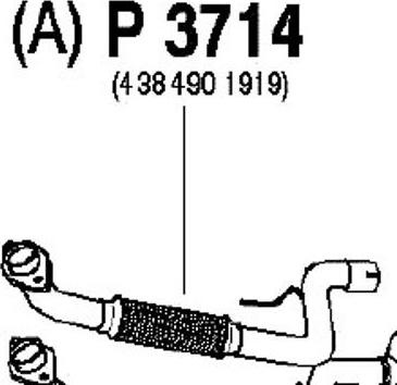 Fenno P3714 - Труба вихлопного газу avtolavka.club