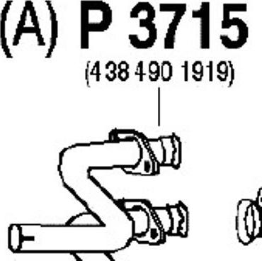 Fenno P3715 - Труба вихлопного газу avtolavka.club