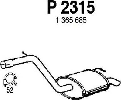 Fenno P2315 - Глушник вихлопних газів кінцевий avtolavka.club