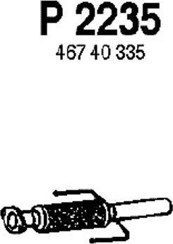 Fenno P2235 - Труба вихлопного газу avtolavka.club