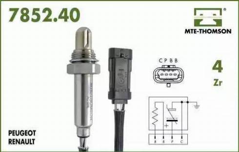 Fenno XL7852.40.045 - Лямбда-зонд, датчик кисню avtolavka.club