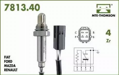 Fenno XL7813.40.030 - Лямбда-зонд, датчик кисню avtolavka.club