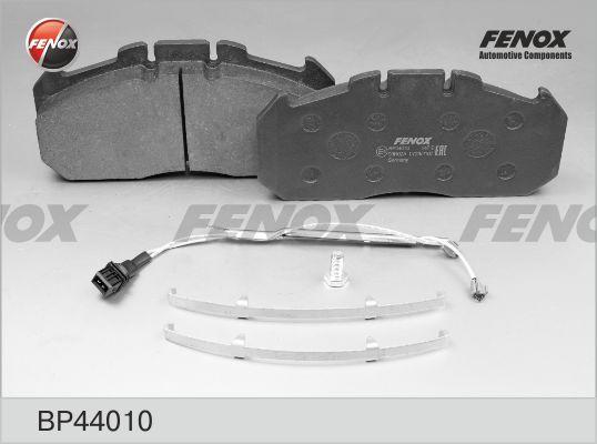 Fenox BP44010 - Гальмівні колодки, дискові гальма avtolavka.club