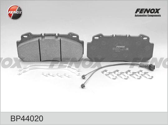 Fenox BP44020 - Гальмівні колодки, дискові гальма avtolavka.club