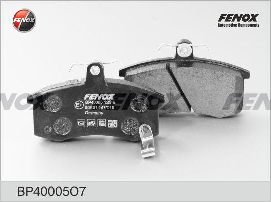 Fenox BP40005O7 - Гальмівні колодки, дискові гальма avtolavka.club