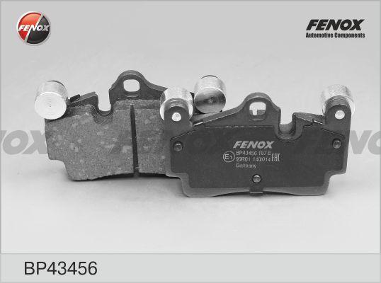 Fenox BP43456 - Гальмівні колодки, дискові гальма avtolavka.club