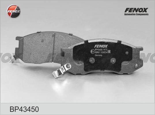 Fenox BP43450 - Гальмівні колодки, дискові гальма avtolavka.club