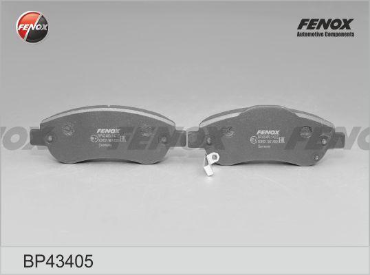 Fenox BP43405 - Гальмівні колодки, дискові гальма avtolavka.club