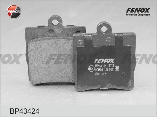 Fenox BP43424 - Гальмівні колодки, дискові гальма avtolavka.club