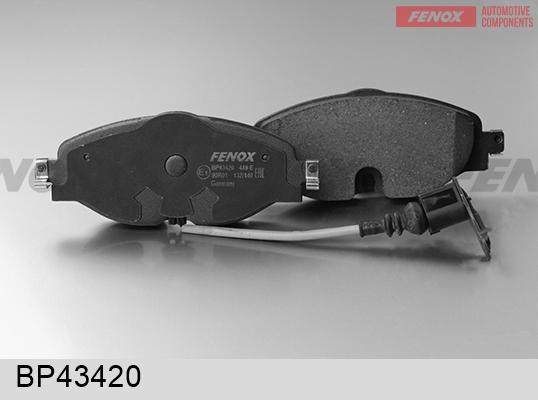 Fenox BP43420 - Гальмівні колодки, дискові гальма avtolavka.club