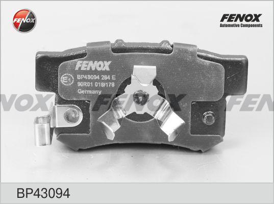 Fenox BP43094 - Гальмівні колодки, дискові гальма avtolavka.club
