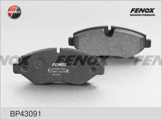 Fenox BP43091 - Гальмівні колодки, дискові гальма avtolavka.club
