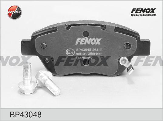 Fenox BP43048 - Гальмівні колодки, дискові гальма avtolavka.club