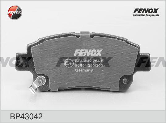 Fenox BP43042 - Гальмівні колодки, дискові гальма avtolavka.club