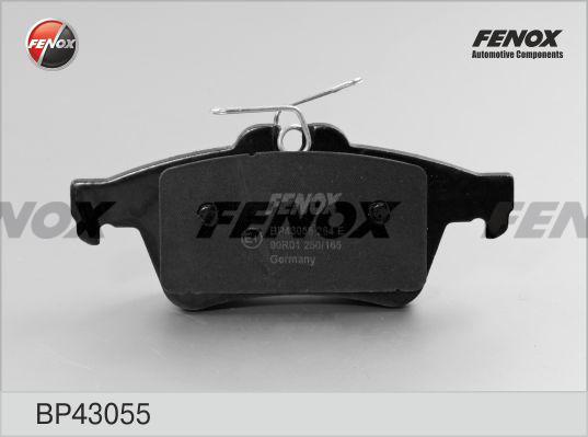 Fenox BP43055 - Гальмівні колодки, дискові гальма avtolavka.club