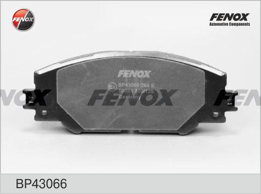 Fenox BP43066 - Гальмівні колодки, дискові гальма avtolavka.club