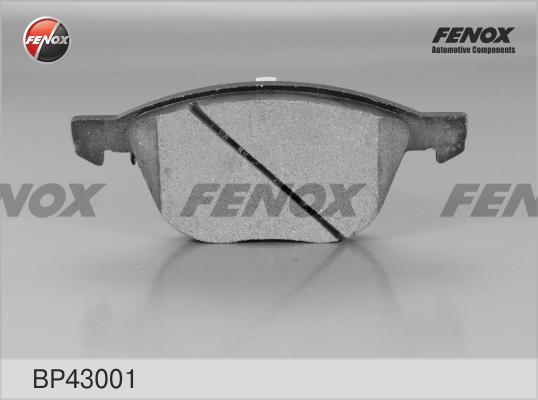 Fenox BP43001 - Гальмівні колодки, дискові гальма avtolavka.club