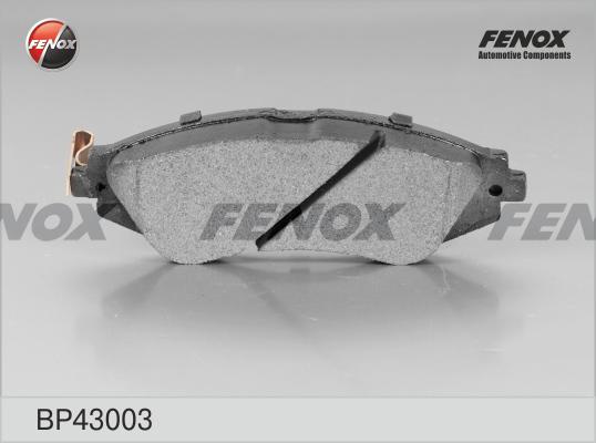 Fenox BP43003 - Гальмівні колодки, дискові гальма avtolavka.club