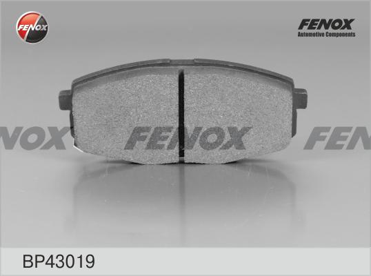 Fenox BP43019 - Гальмівні колодки, дискові гальма avtolavka.club