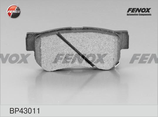 Fenox BP43011 - Гальмівні колодки, дискові гальма avtolavka.club
