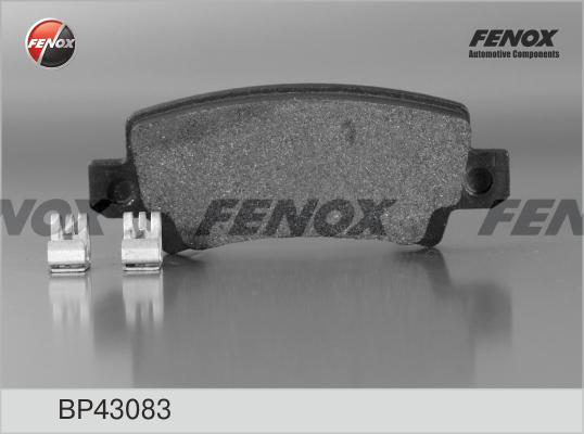 Fenox BP43083 - Гальмівні колодки, дискові гальма avtolavka.club