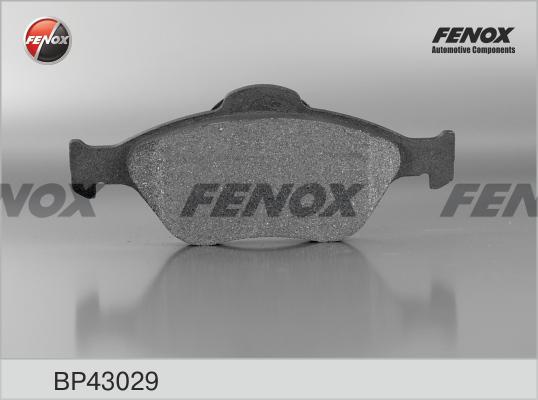 Fenox BP43029 - Гальмівні колодки, дискові гальма avtolavka.club